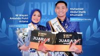 Perwakilan frontliner Bank Jateng berhasil membawa pulang dua penghargaan